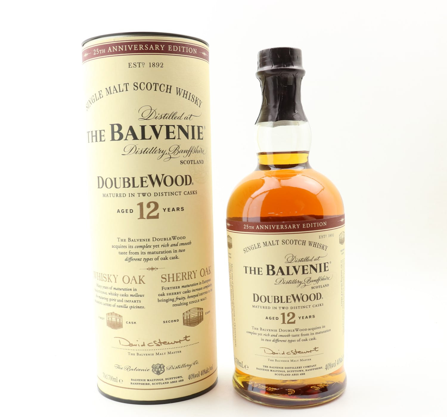 Balvenie 12 Year Old DoubleWood 25th Anniversary Whisky