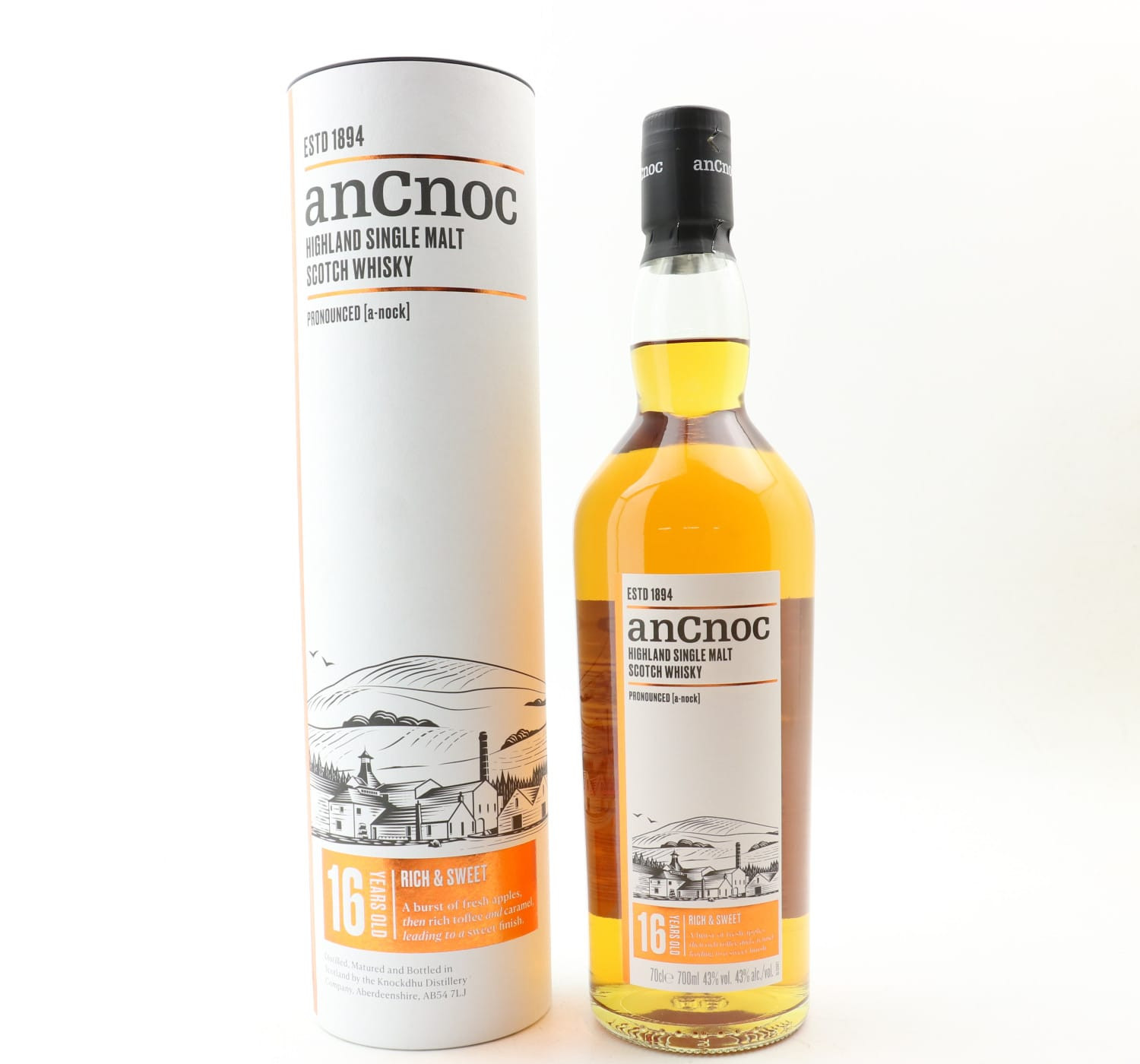 anCnoc 16 Year Old Whisky 