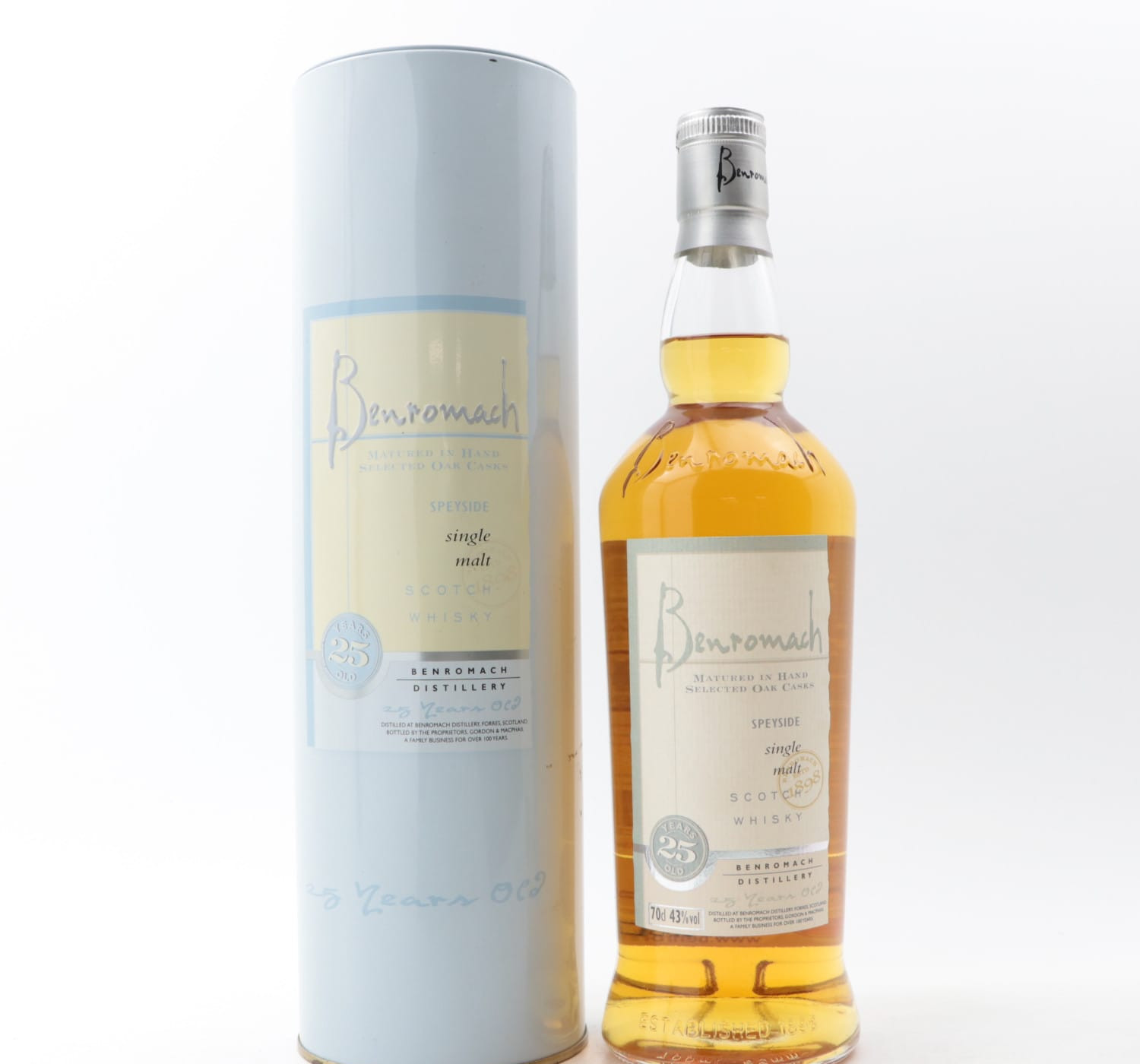 Benromach 25 Year Old Whisky 