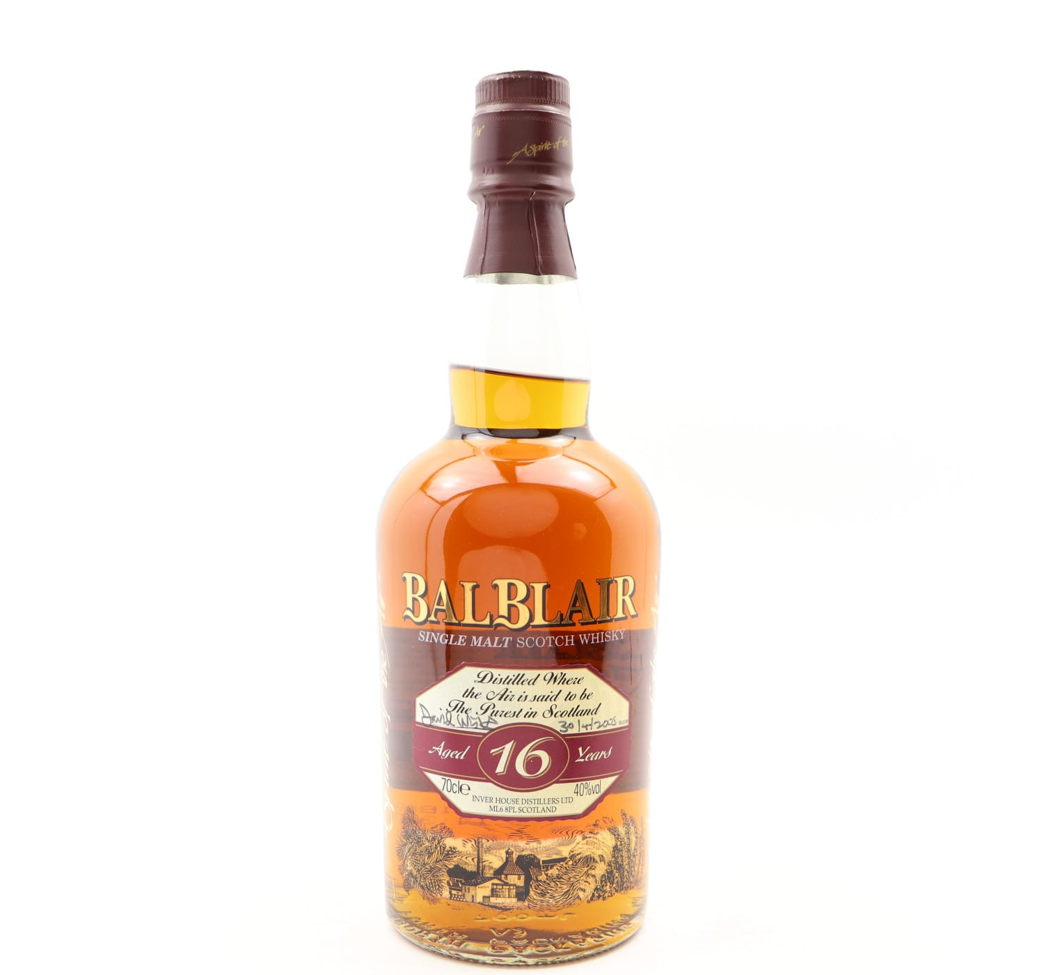 Balblair 16 Year Old Circa 2000’s Whisky