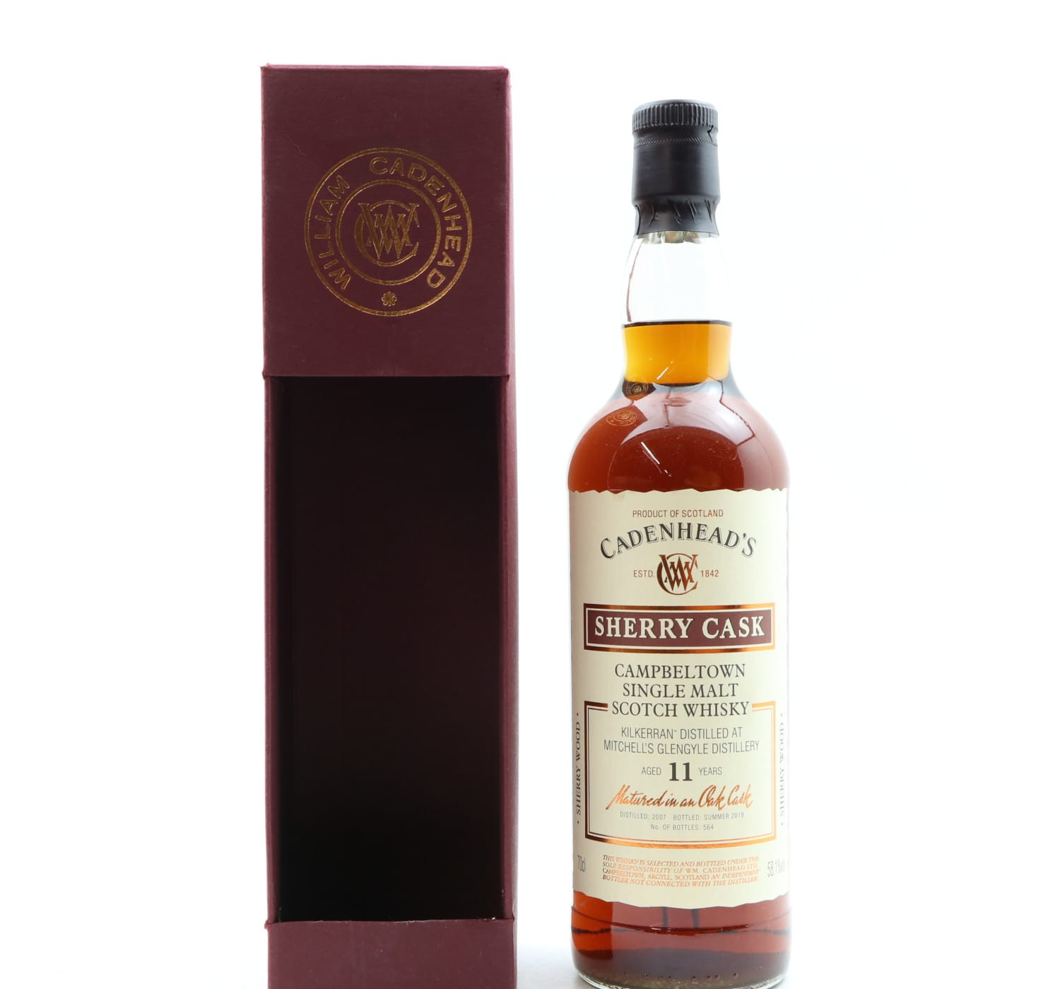 Kilkerran 2007 11 Year Old Cadenhead’s Whisky 