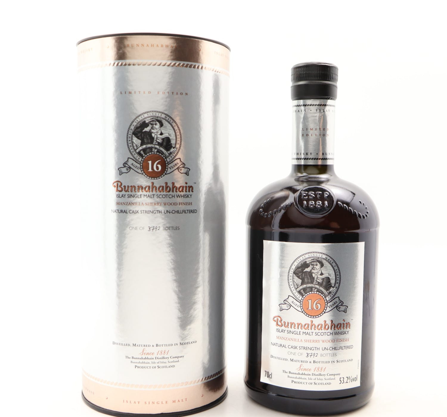 Bunnahabhain 16 Year Old Manzanilla Finish Whisky