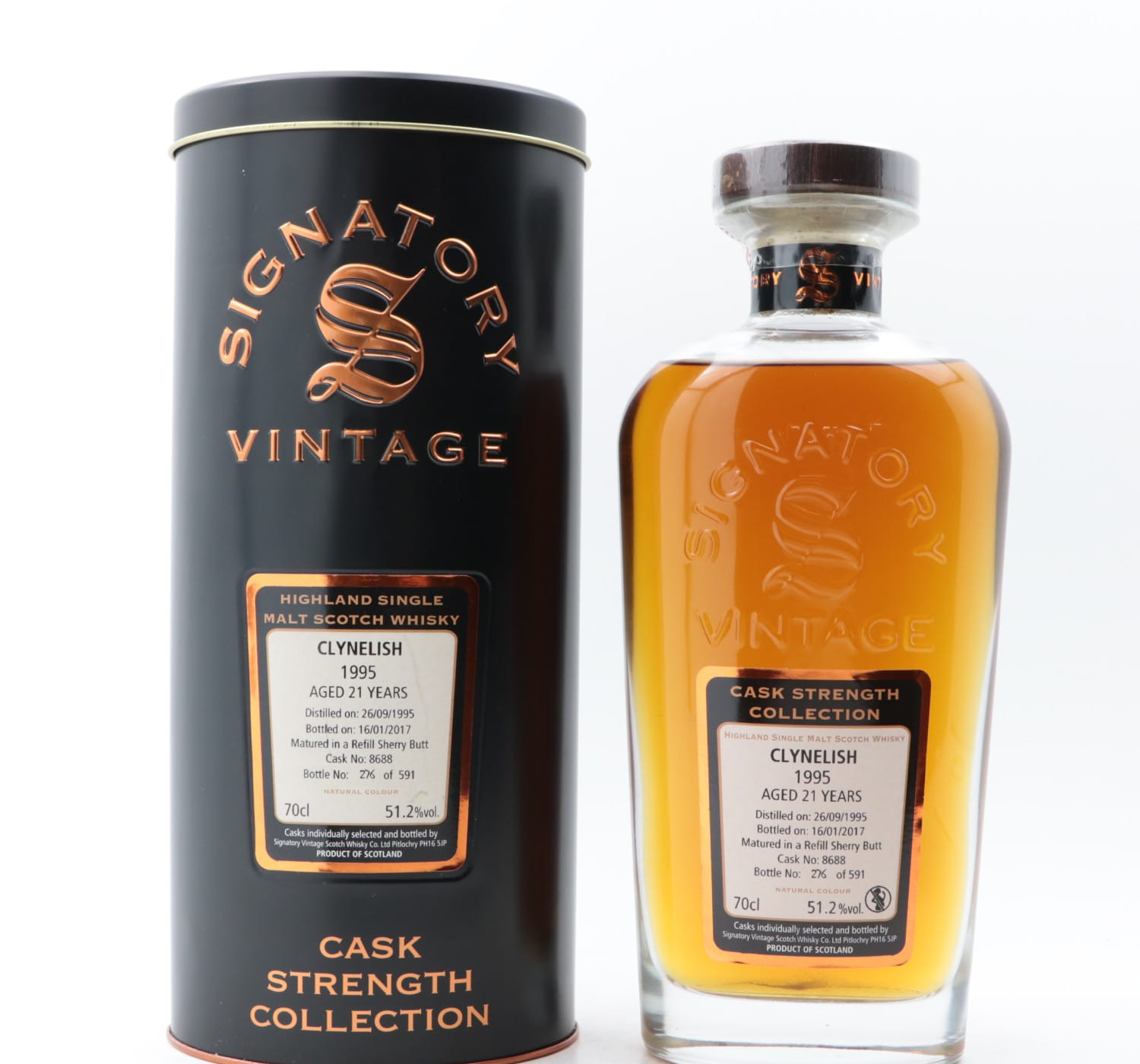 Clynelish 1995 21 Year Old Signatory Whisky