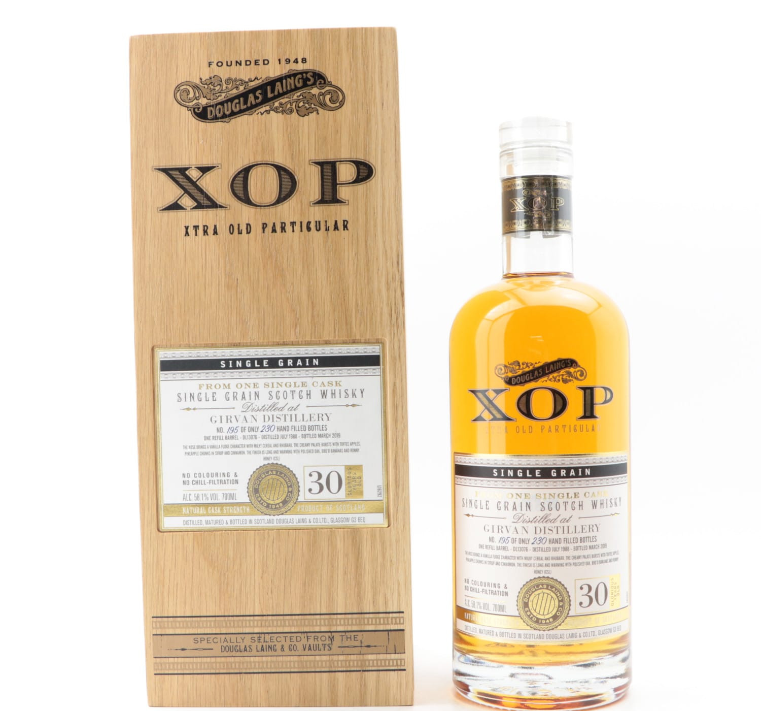 Girvan 1988 30 Year Old XOP Whisky 