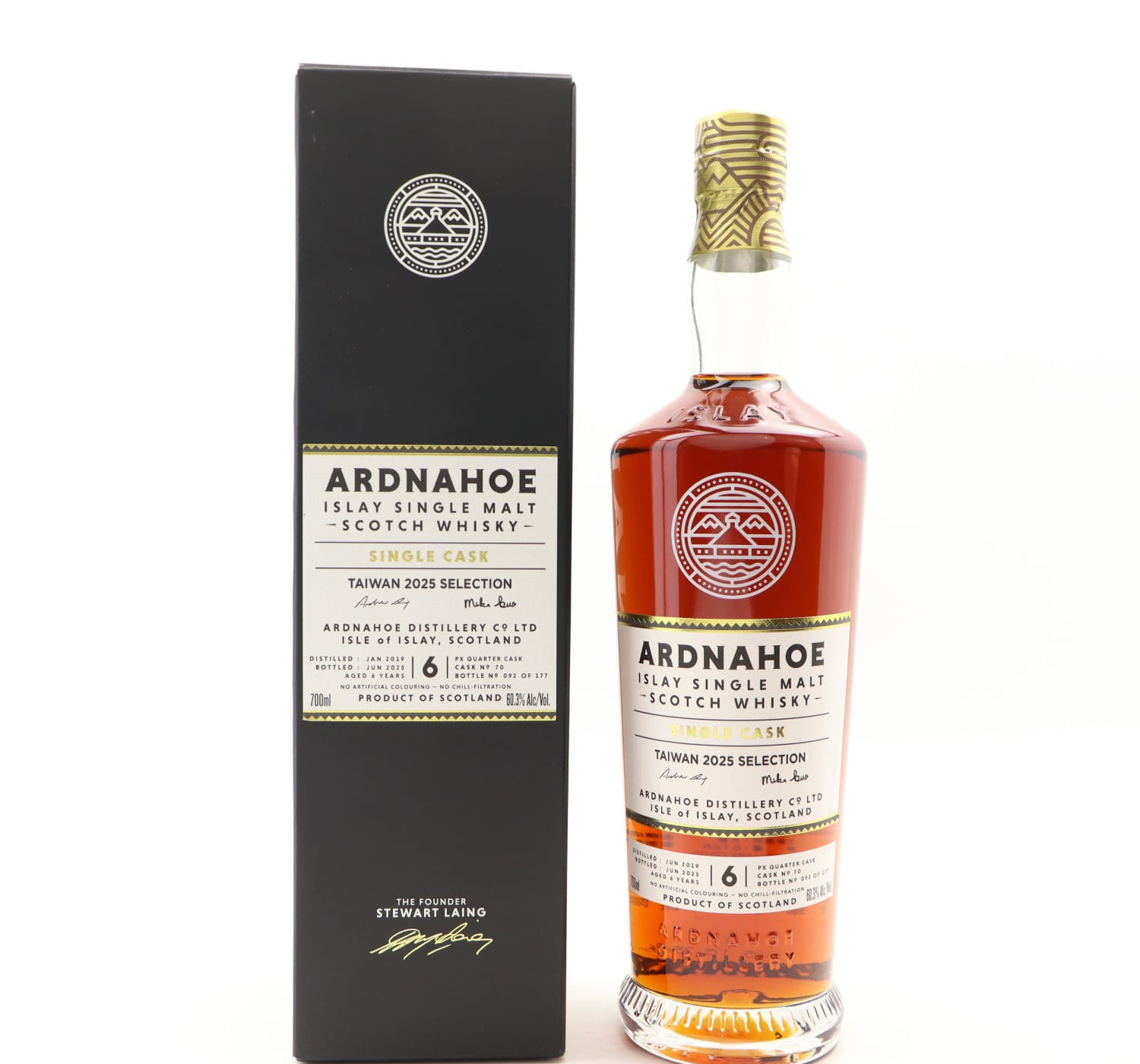 Ardnahoe 2019 6 Year Old Single Cask #70 Taiwan 2025 Selection Whisky