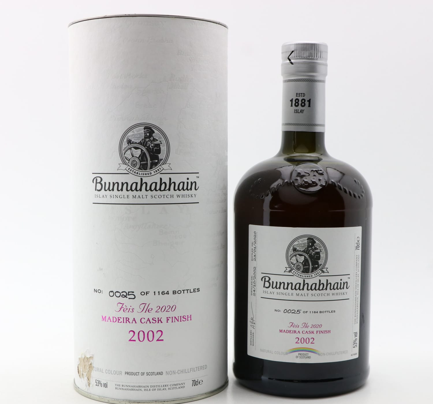 Bunnahabhain 2002 Madeira Cask Feis Ile 2020 Whisky