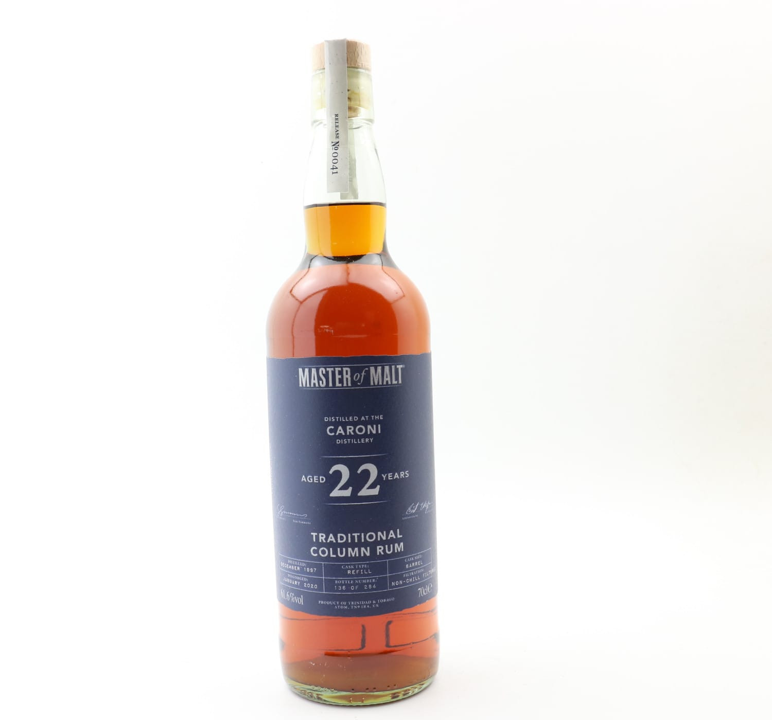 Caroni 1997 22 Year Old Master Of Malt Whisky 