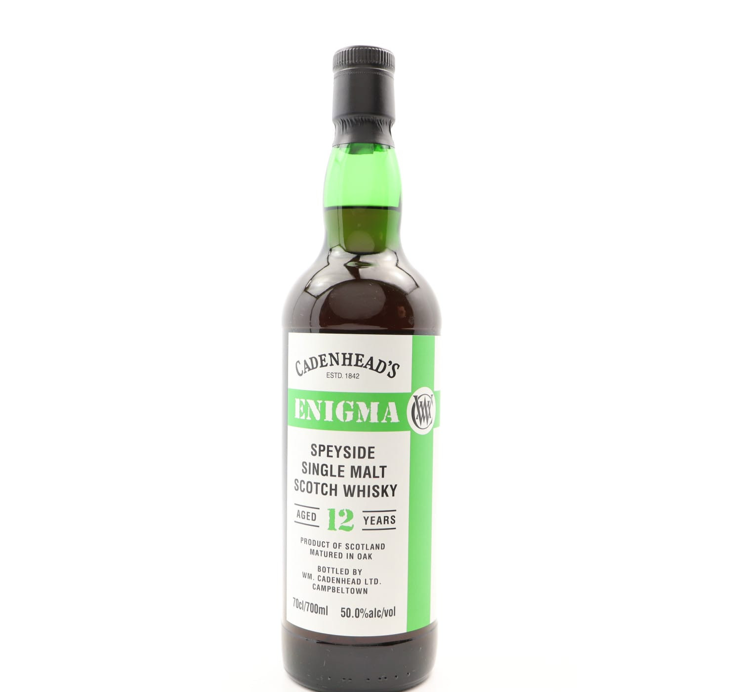Cadenhead’s 2013 12 Year Old Speyside Single Malt Enigma Whisky 