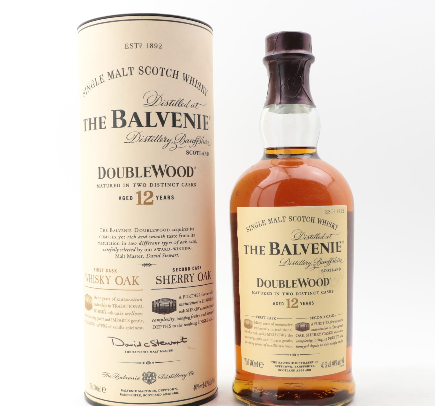 Balvenie 12 Year Old DoubleWood Whisky 