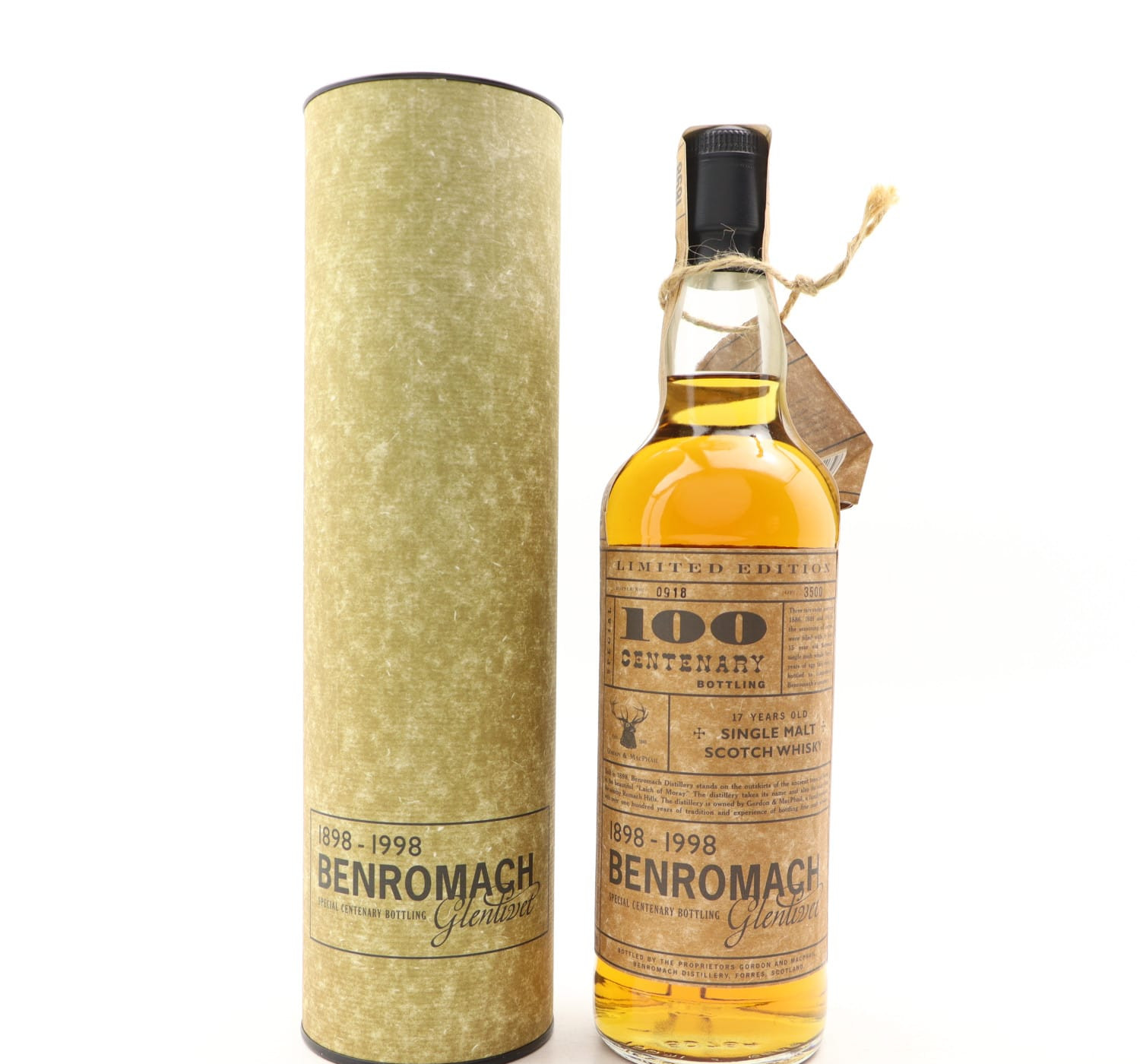 Benromach 17 Year Old Centenary Bottling Whisky