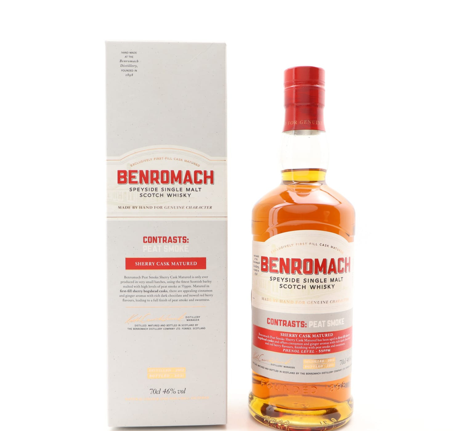 Benromach 2012 Contrasts: Peat Smoke Whisky