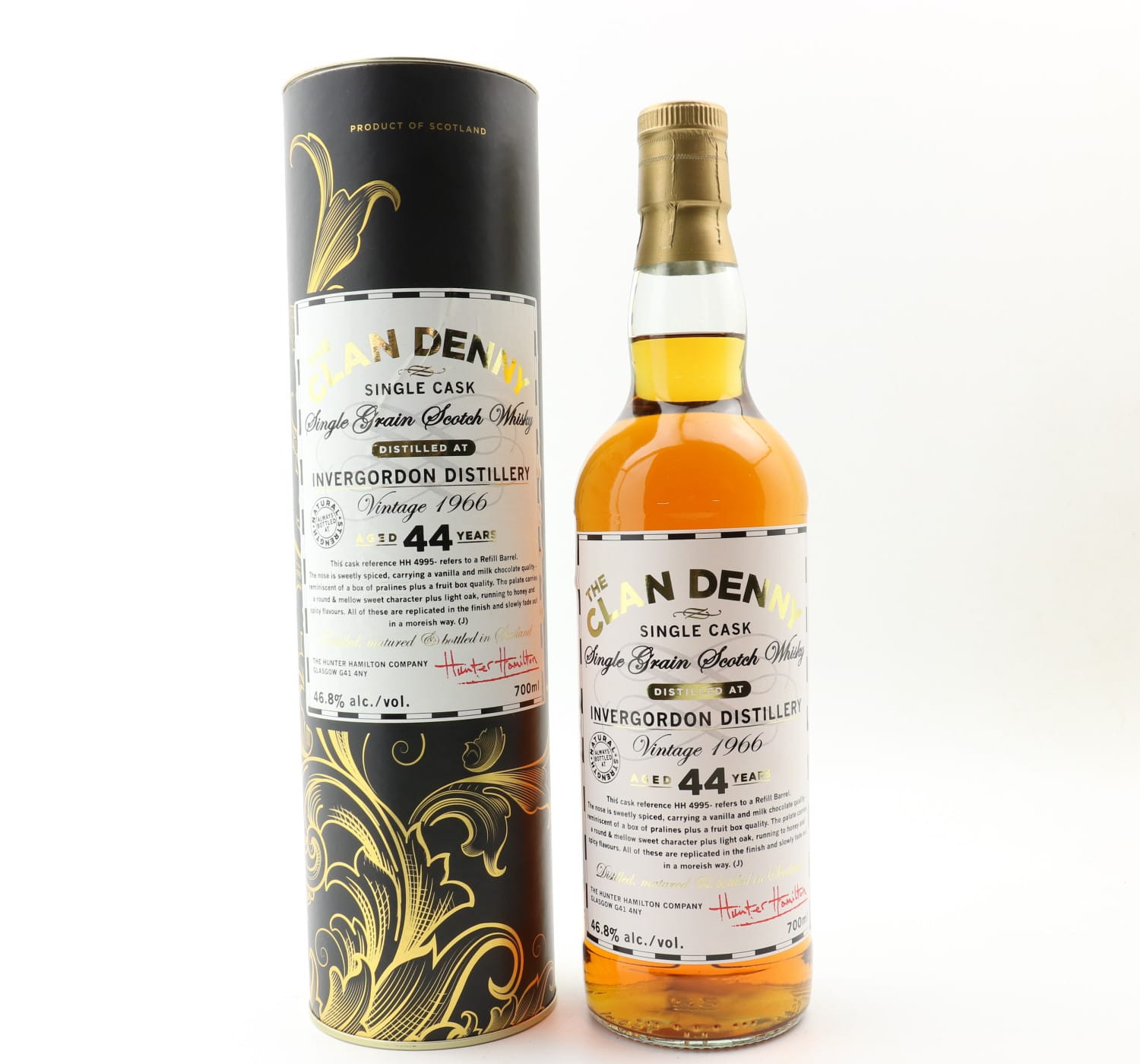 Invergordon 1966 44 Year Old Clan Denny Whisky