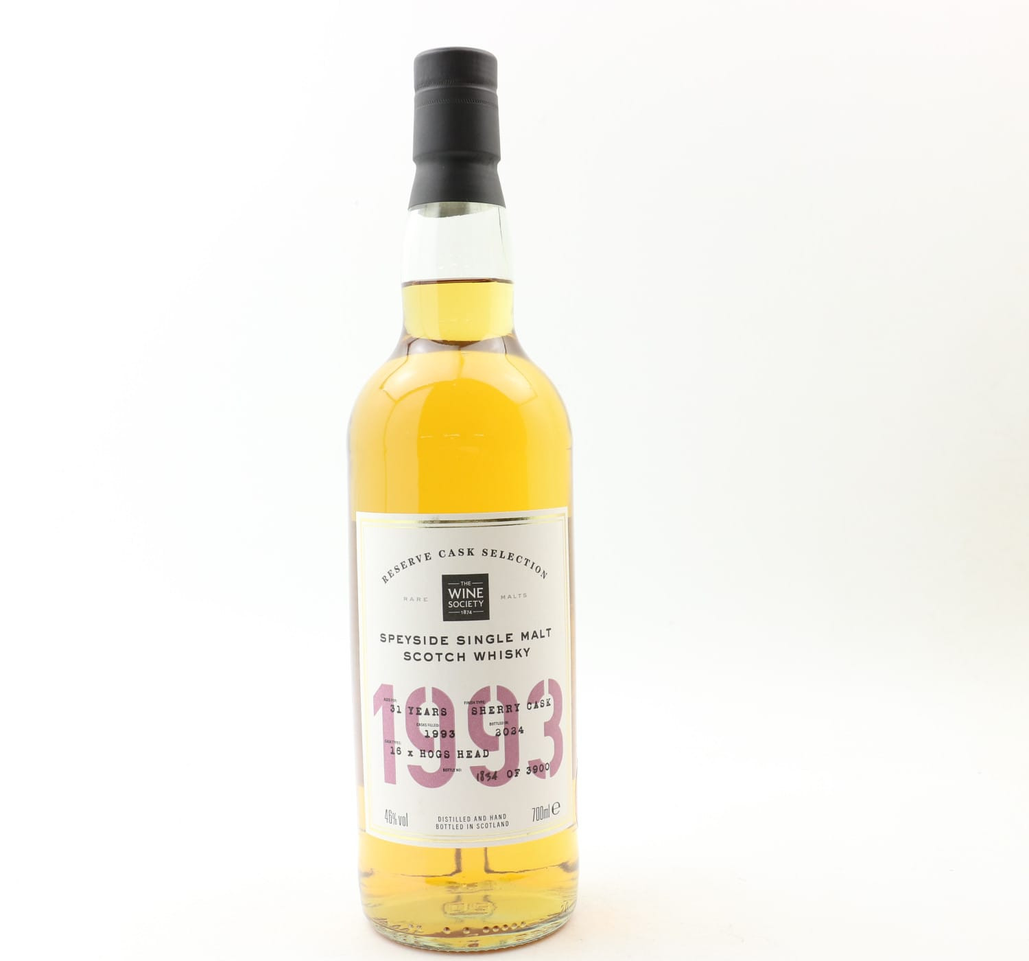 Speyside 1993 31 Year Old The Wine Society Whisky 