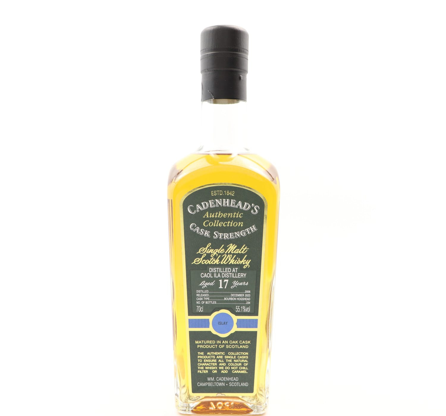Caol Ila 2006 17 Year Old Cadenhead’s Whisky