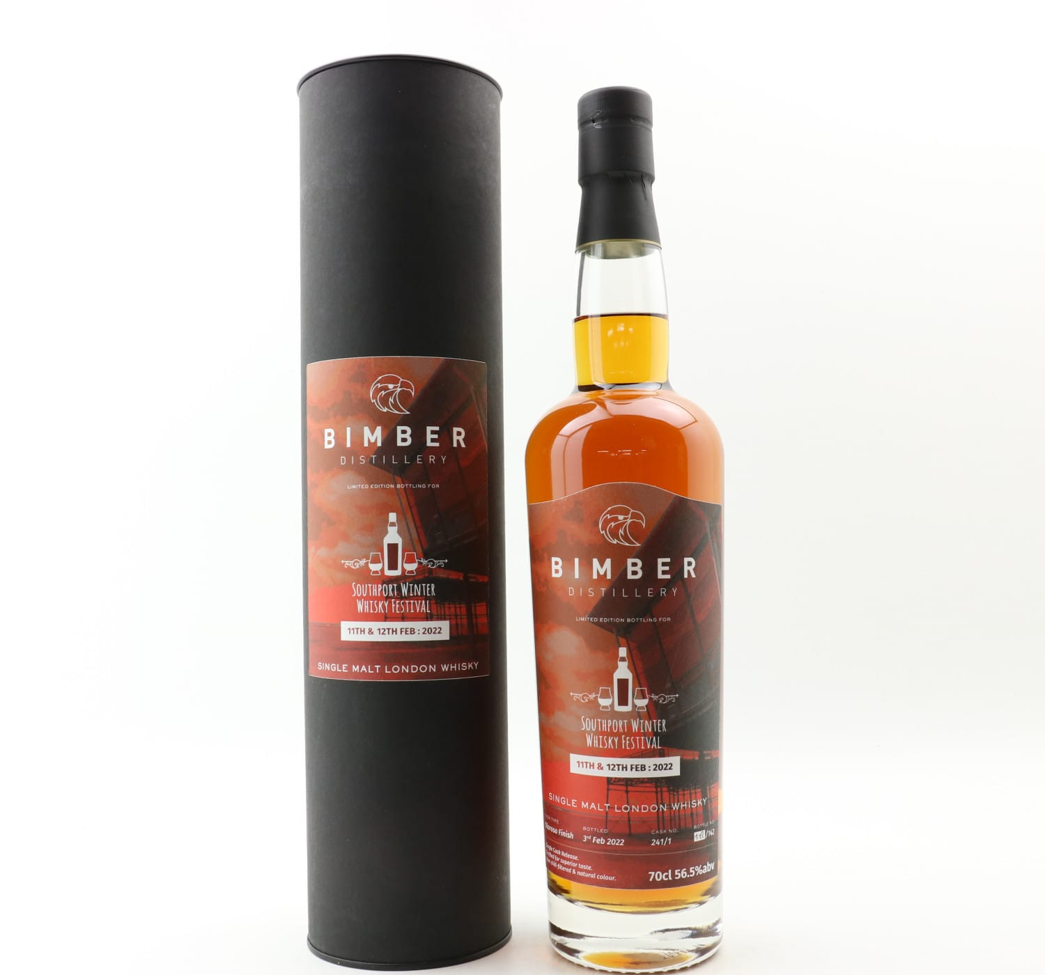 Bimber Single Cask #241/1 For Southport Whisky Festival 2022 Whisky