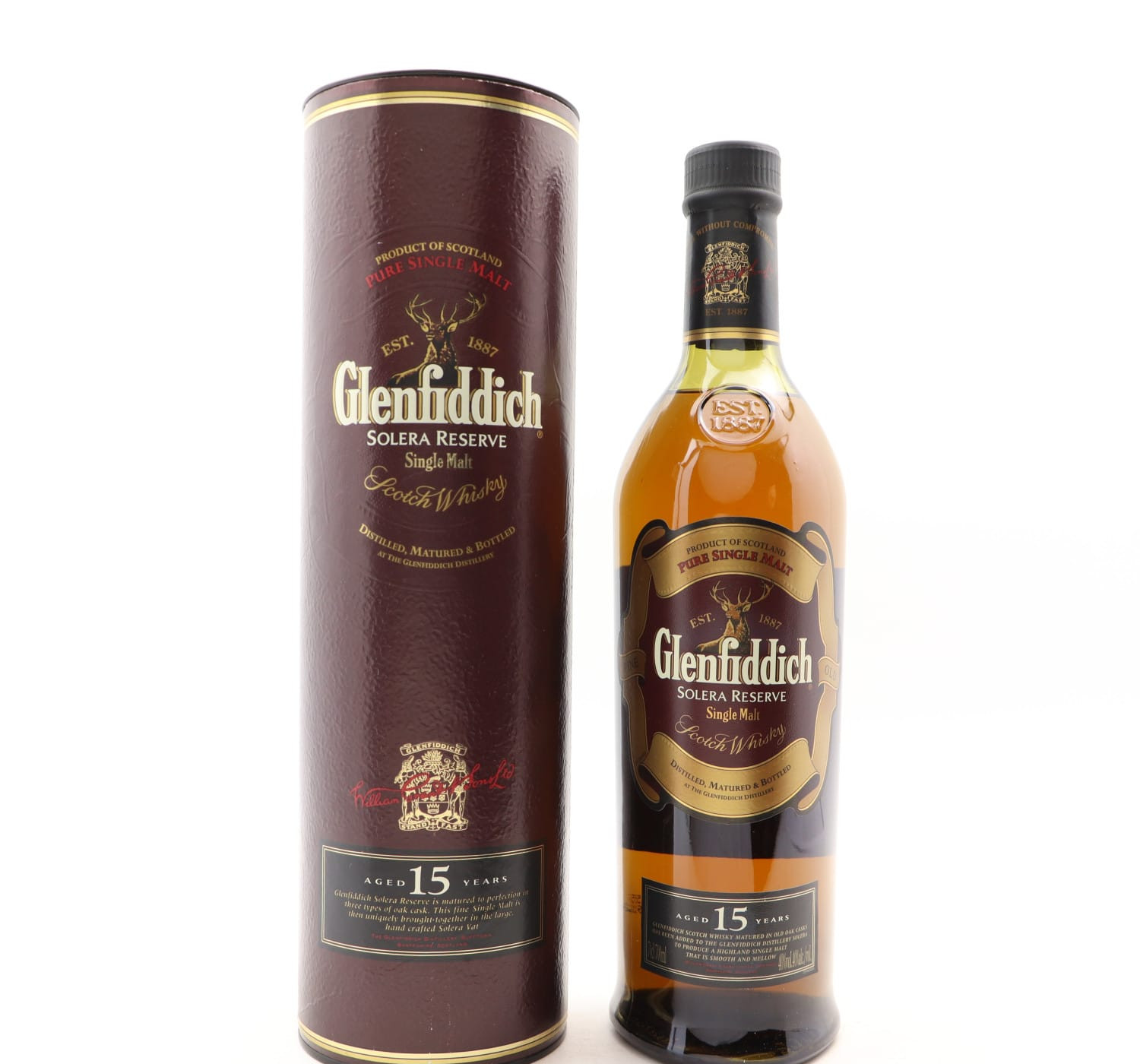 Glenfiddich 15 Year Old Solera Reserve Whisky 