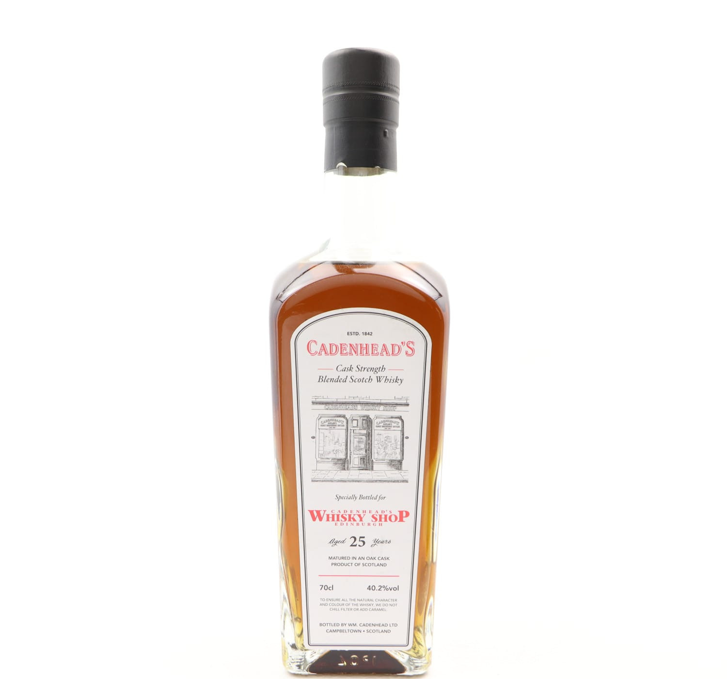 Blended Whisky 25 Year Old For Cadenhead’s Whisky Shop Edinburgh Whisky 