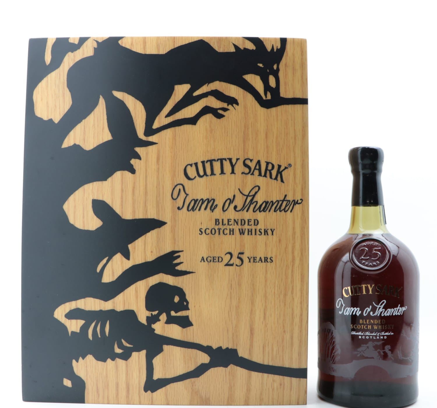 Cutty Sark 25 Year Old Tam O’Shanter & Book Whisky