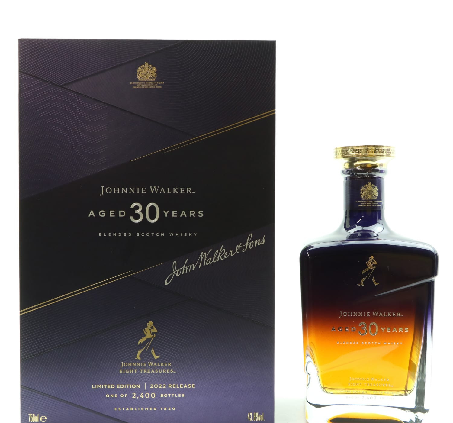 Johnnie Walker 30 Year Old Eight Treasures 2022 Release 75cl Whisky 