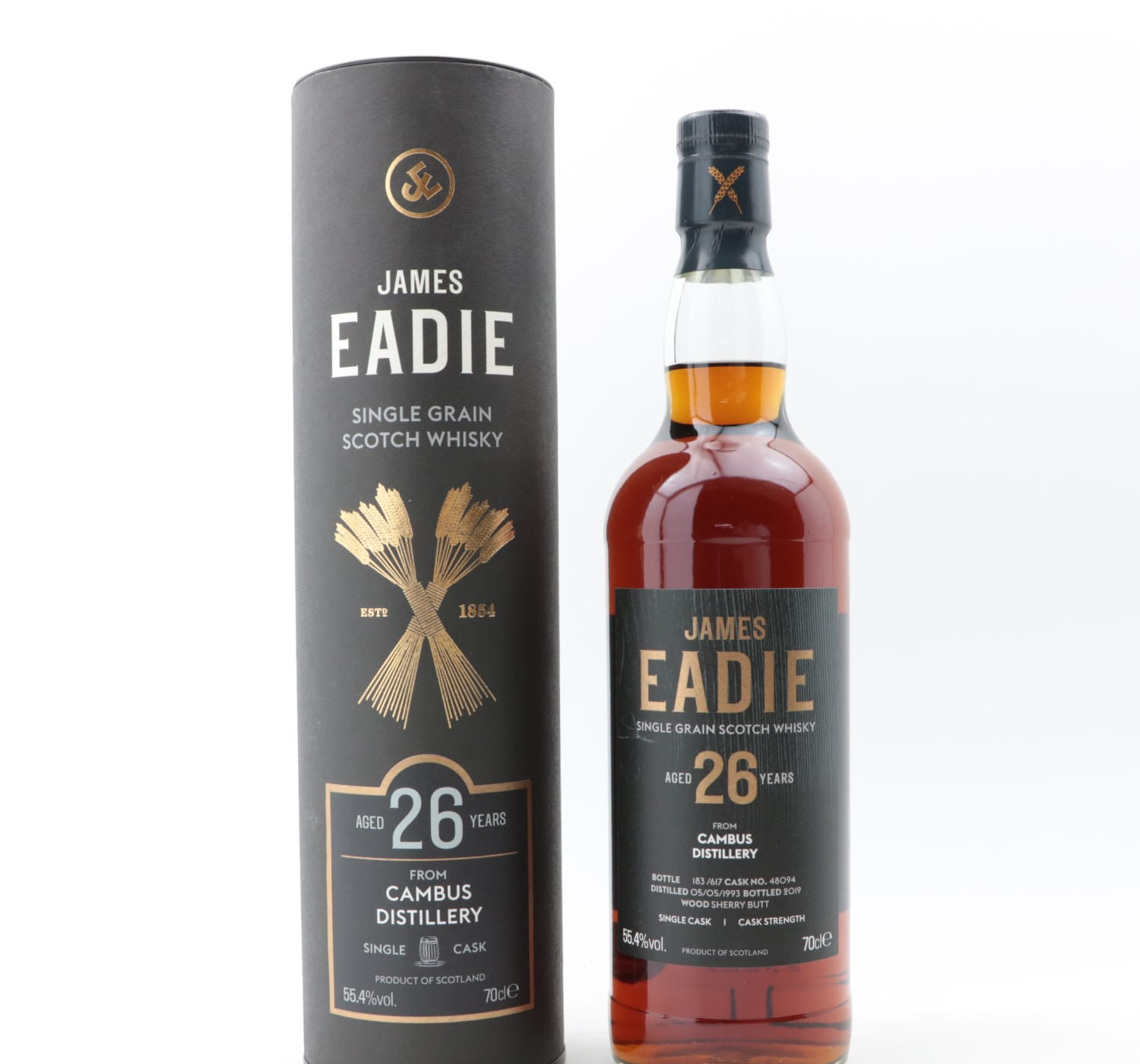 Cambus 1993 26 Year Old James Eadie Whisky