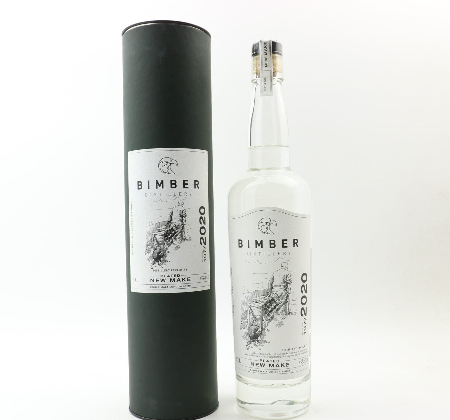 Bimber Peated New Make Distillery Exclusive 2020 Release Whisky 