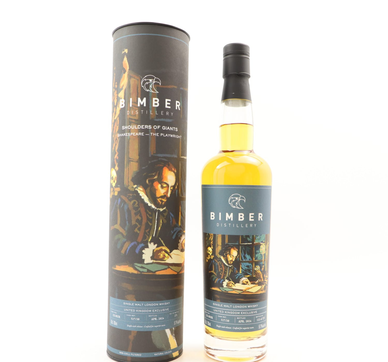 Bimber Shoulders Of Giants Shakespeare The Playwright UK Exclusive Whisky 