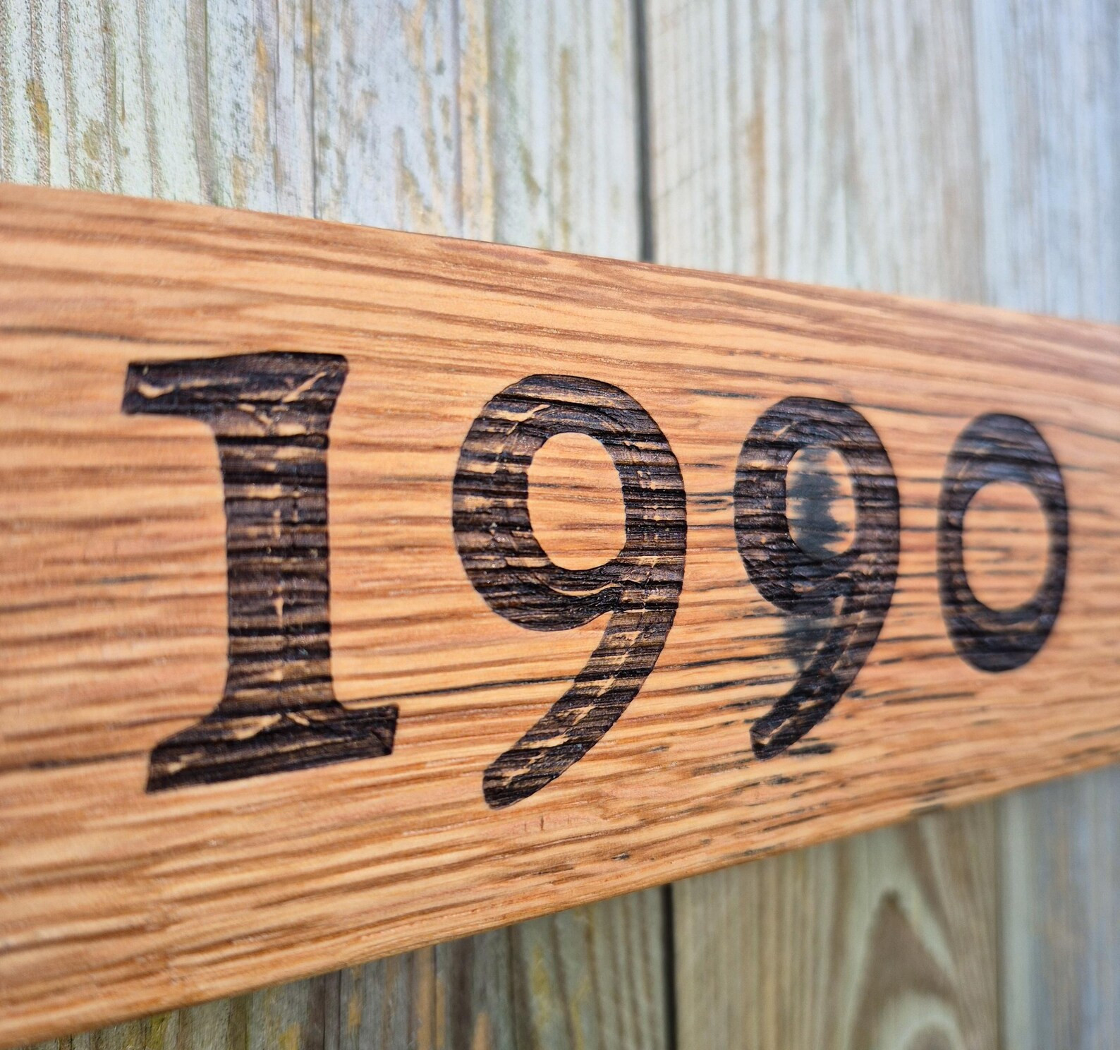 Highland Park 1990 Reclaimed Oak Whisky Barrel Stave Wall Art - Image 5
