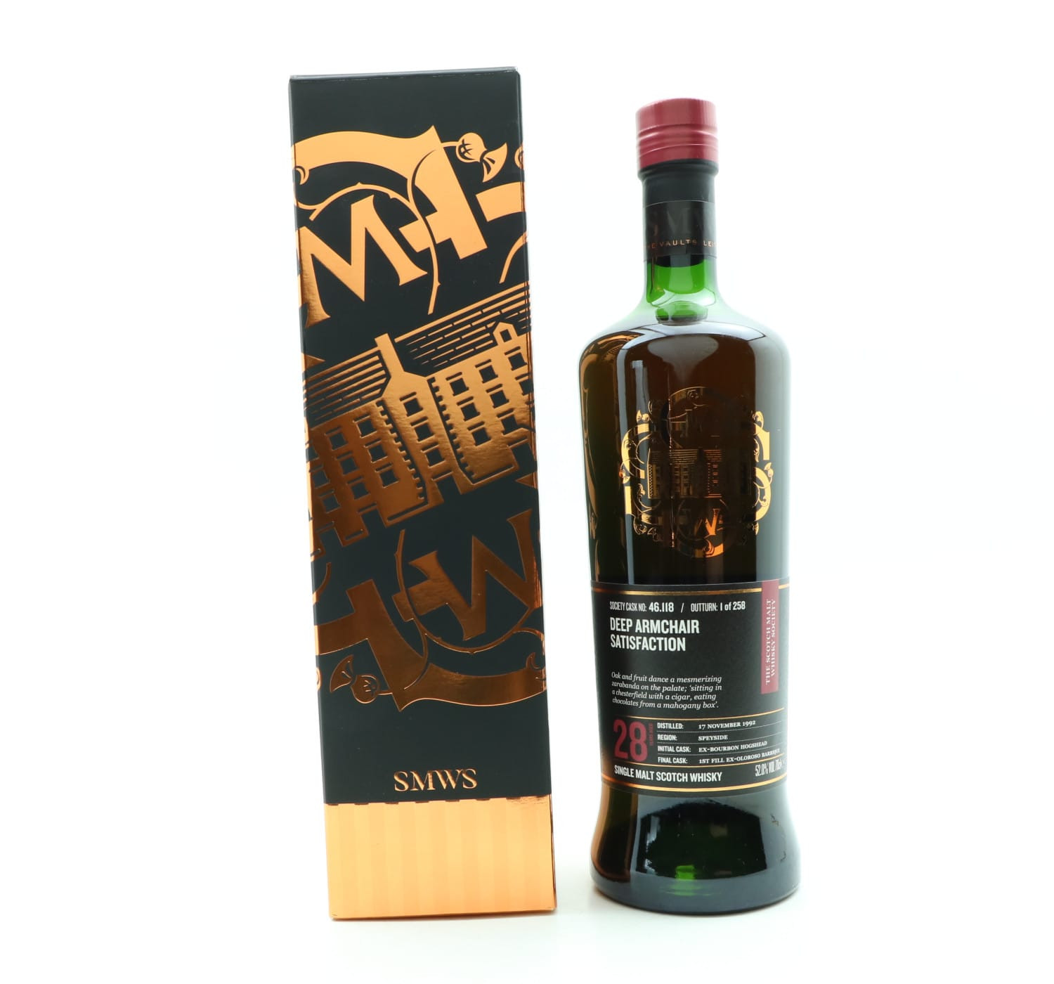 SMWS 46.118 Glenlossie 1992 28 Year Old Whisky 