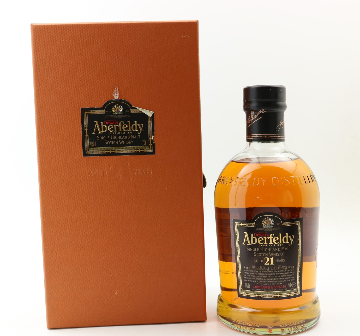 Aberfeldy 21 Year Old Whisky 