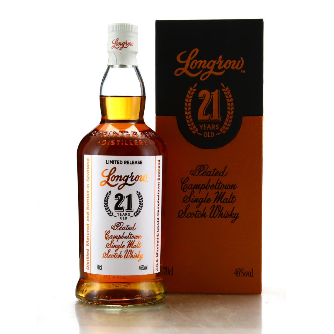 Longrow 21 Year Old N/Acl 46.00% Scotland Whisky