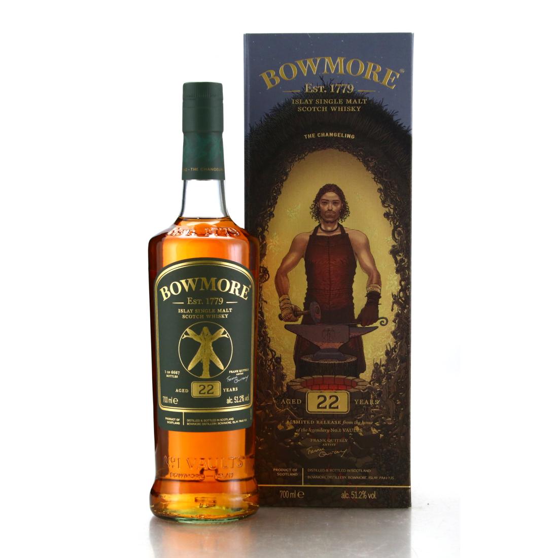 Bowmore The Changeling 22 Year Old – Frank Quitely N/Acl 51.20% Scotland Whisky
