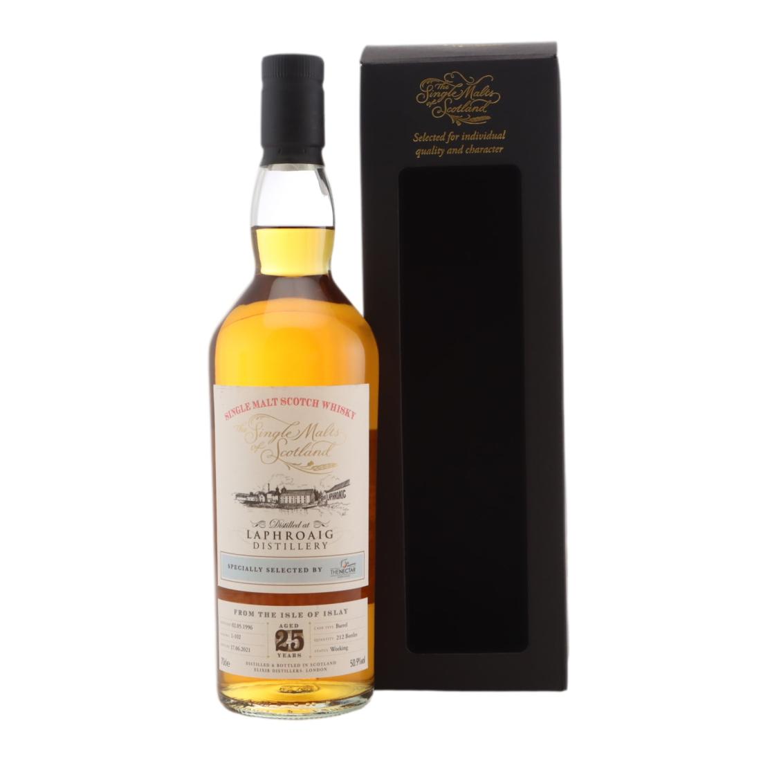 Laphroaig 1996 The Single Malts of Scotland 25 Year Old N/Acl 50.90% Scotland Whisky