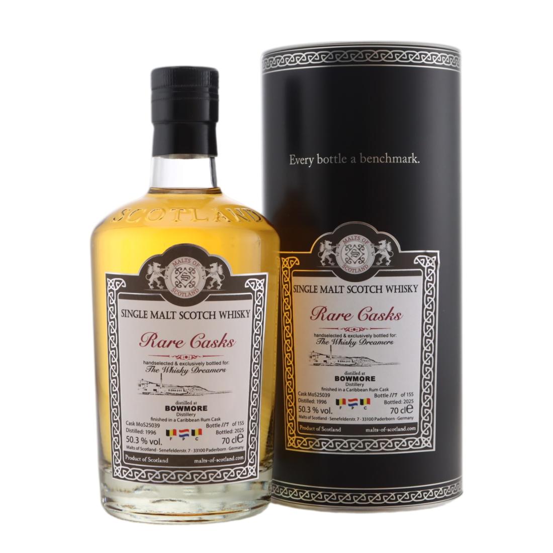 Bowmore 1996 Malts of Scotland Rare Casks N/Acl 50.30% Scotland Whisky 