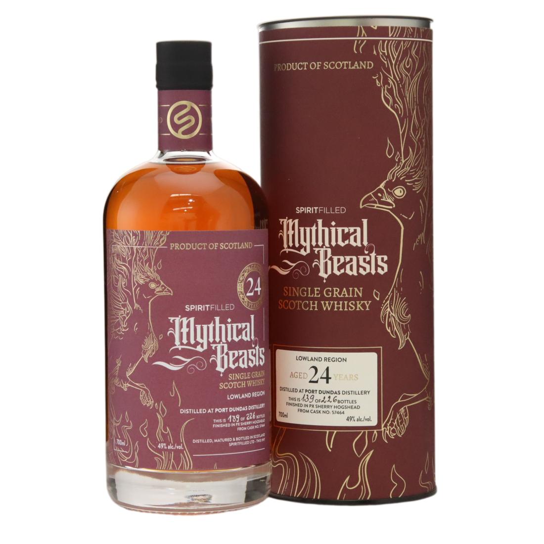 Port Dundas Mythical Beasts 24 Year Old N/Acl 49.00% Scotland Whisky