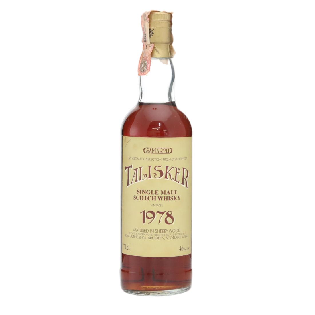 Talisker 1978 Matured in Sherry Wood N/Acl 46.00% Scotland Whisky 