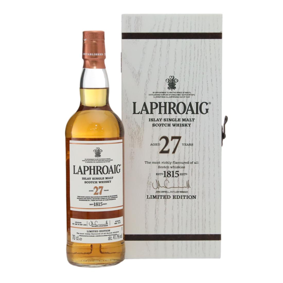 Laphroaig 27 Year Old N/Acl 41.70% Scotland Whisky