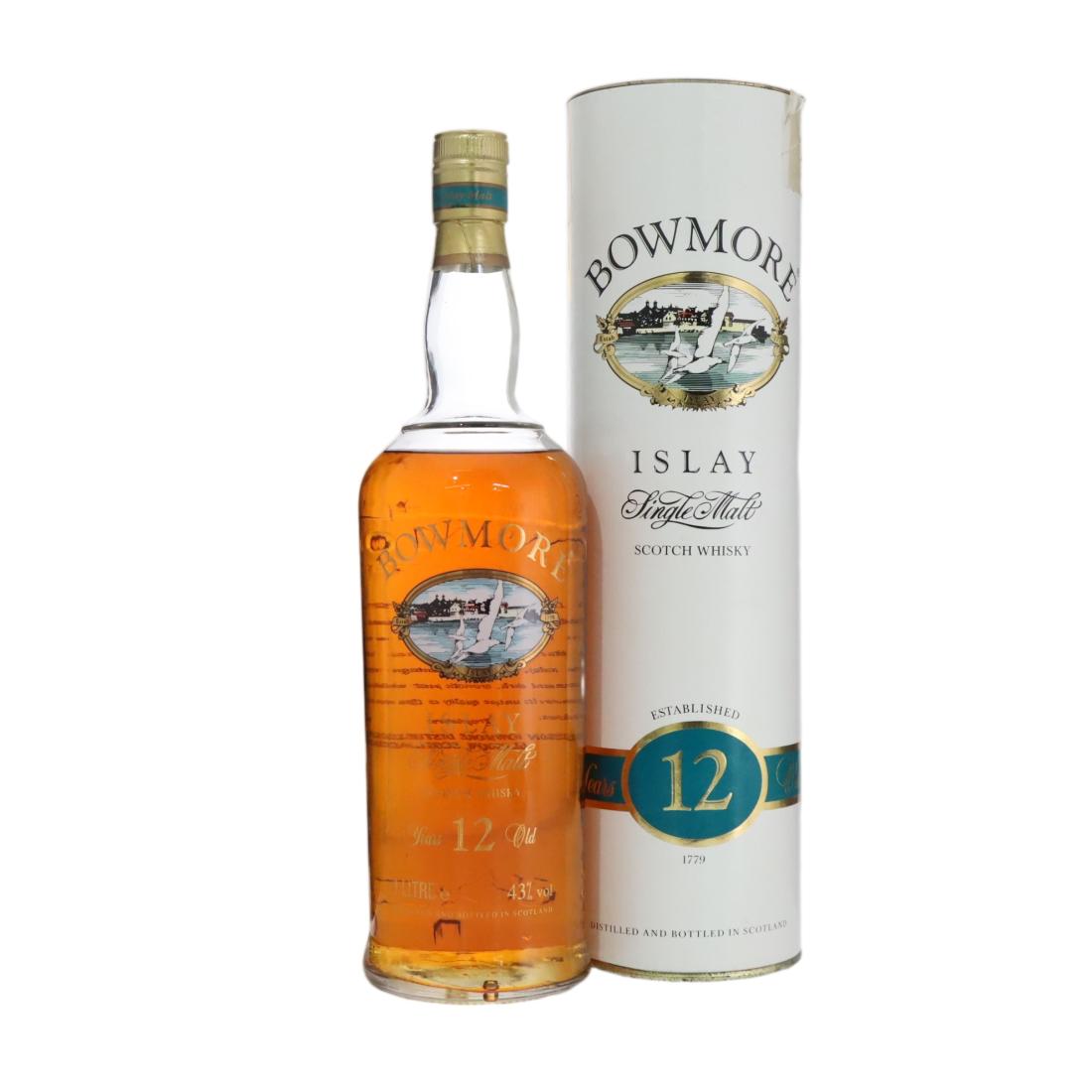 Bowmore 12 Year Old Litre N/Acl 43.00% Scotland Whisky 