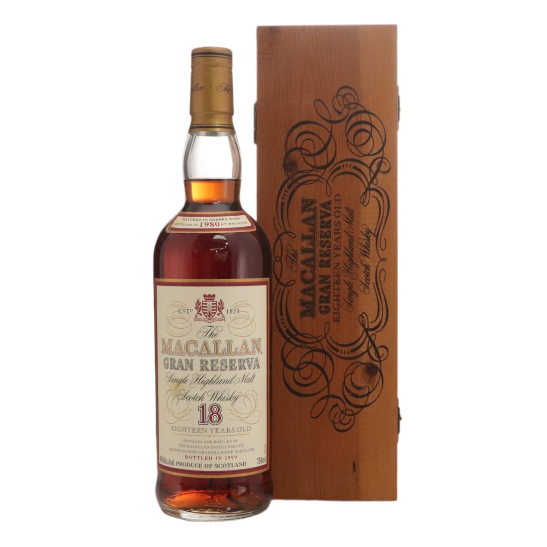 Macallan 1980 Gran Reserva 18 Year Old N/Acl 40.00% Scotland Whisky 