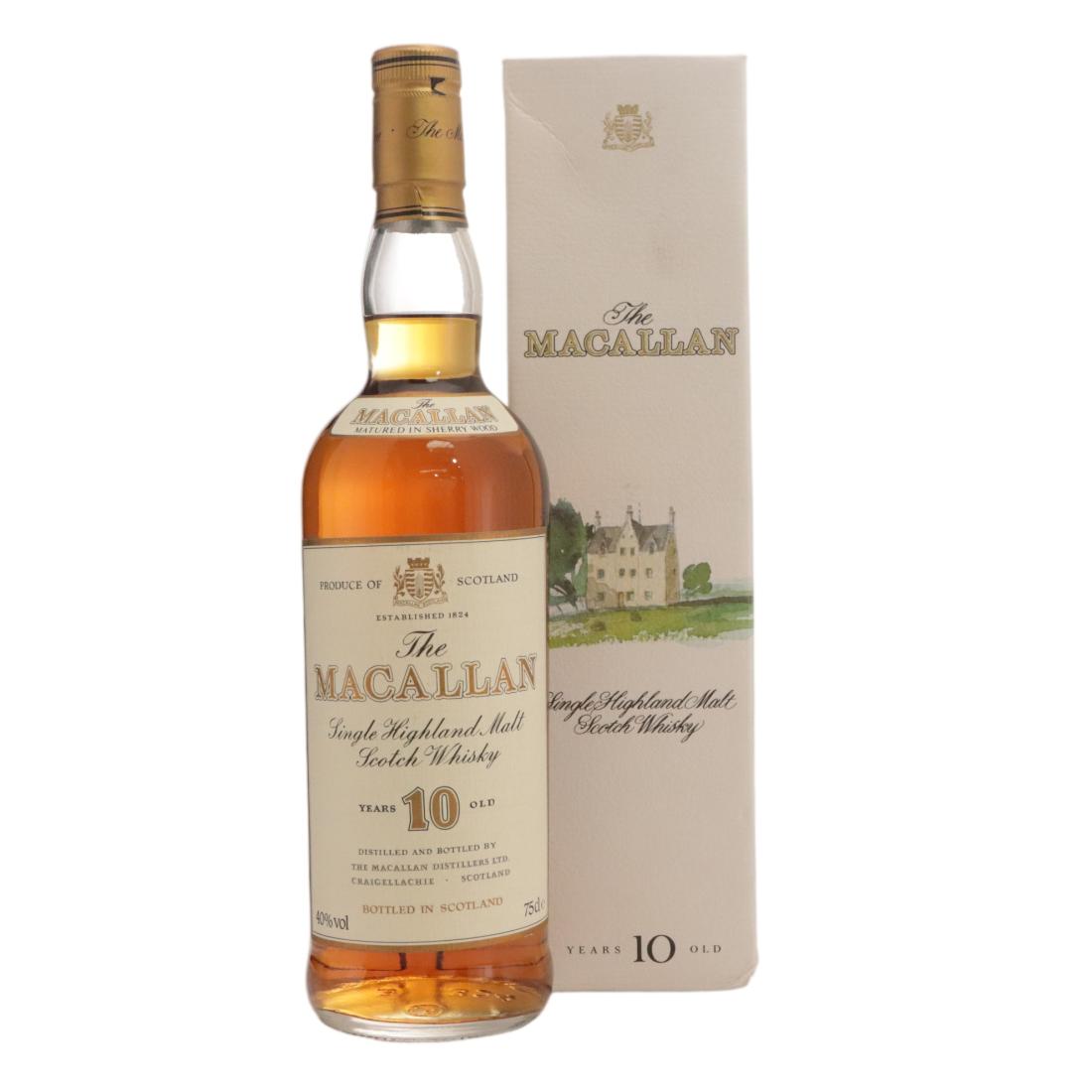 Macallan 10 Year Old N/Acl 40.00% Scotland Whisky 