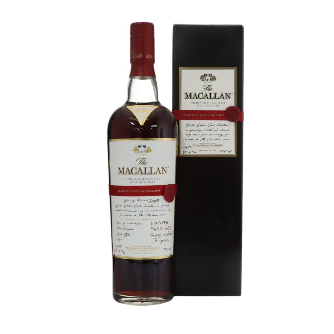 Macallan 1995/1996 Easter Elchies Cask Selection 12 Year Old N/Acl 59.60% Scotland Whisky 