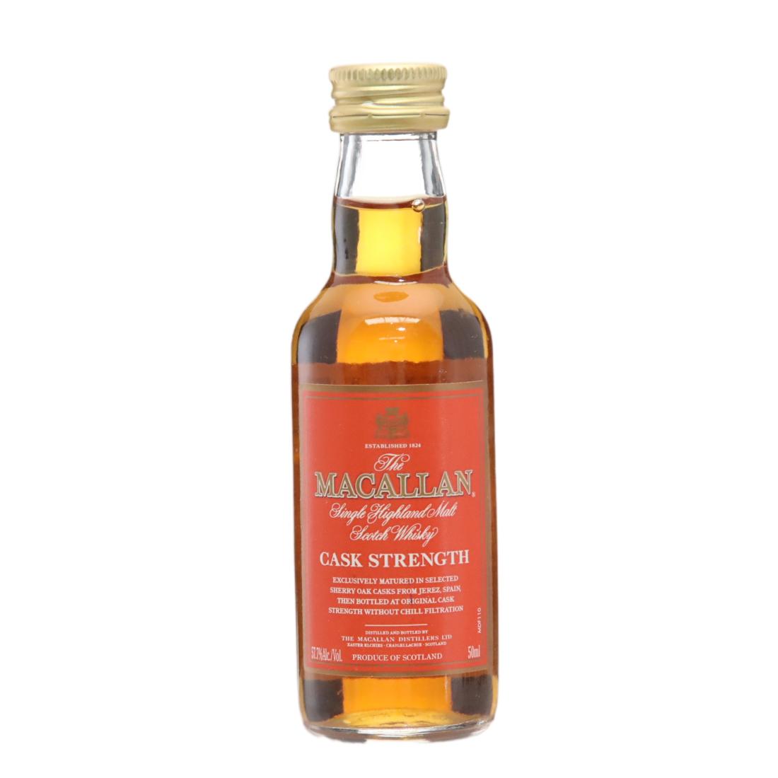 Macallan Cask Strength Miniature N/Acl 57.70% Scotland Whisky 