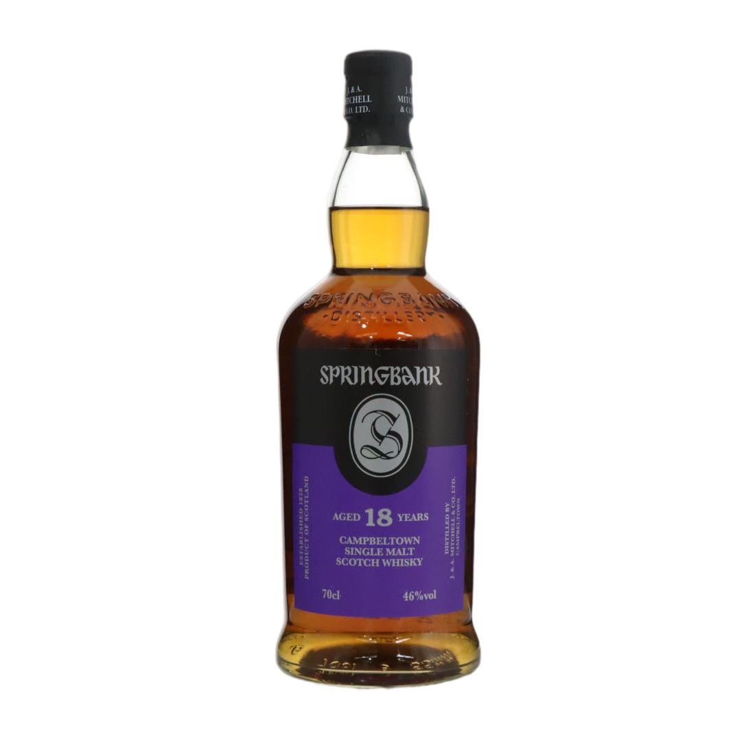 Springbank 18 Year Old N/Acl 46.00% Scotland Whisky 