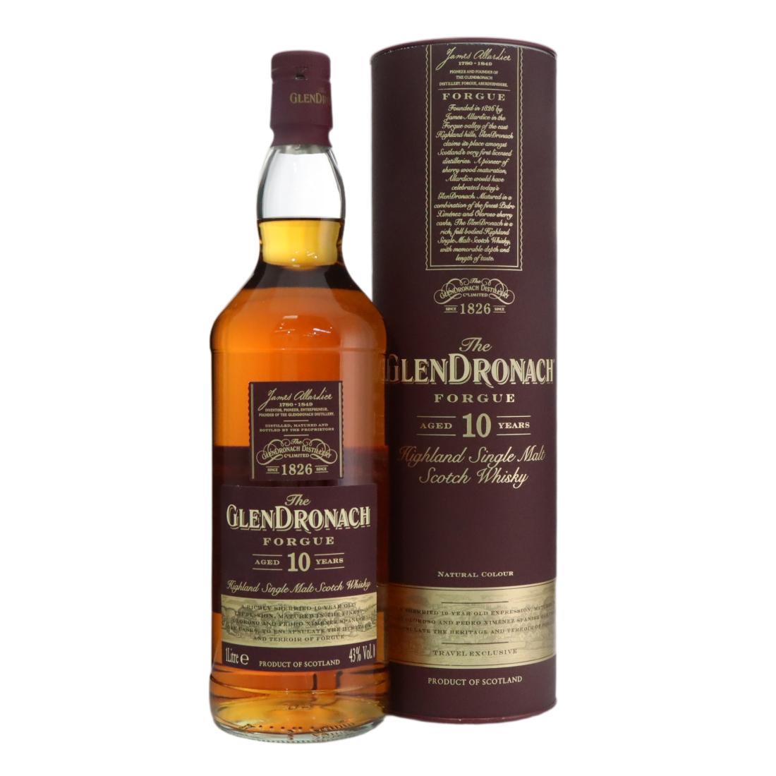 Glendronach Forgue 10 Year Old Litre N/Acl 43.00% Scotland Whisky 