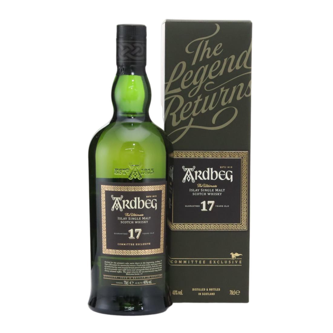 Ardbeg 17 Year Old N/Acl 40.00% Scotland Whisky 