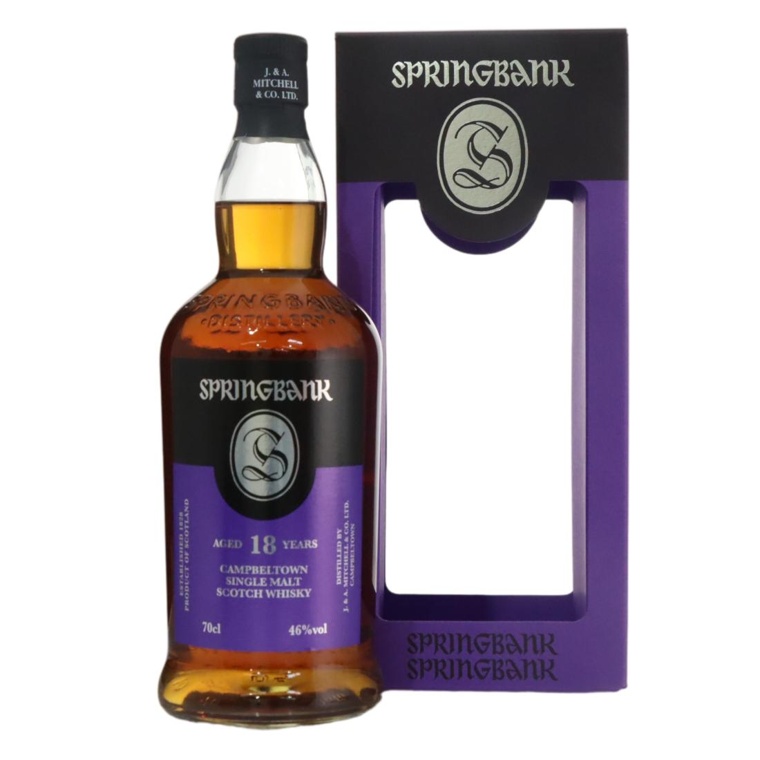 Springbank 18 Year Old N/Acl 46.00% Scotland Whisky 