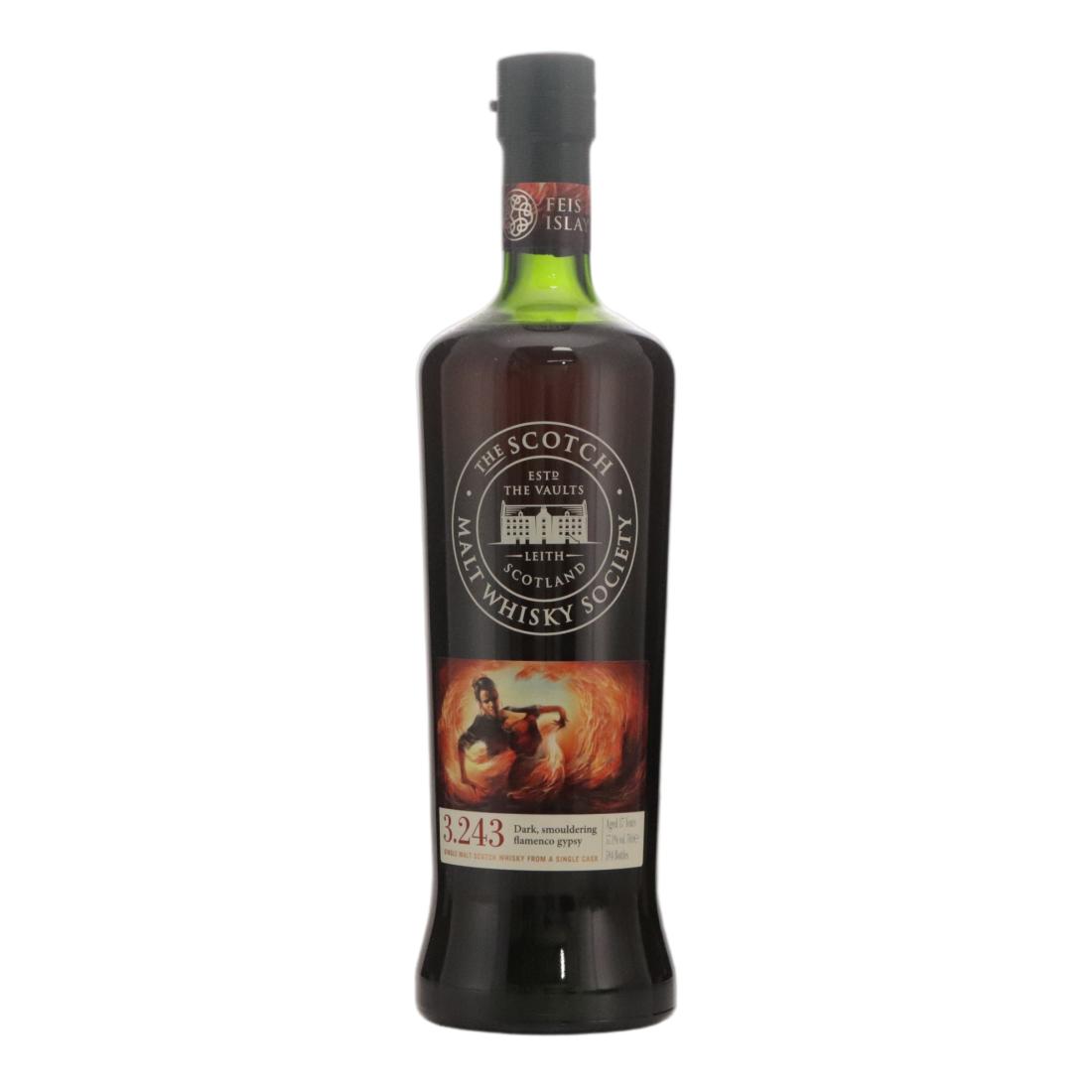 Bowmore SMWS 17 Year Old 3.243 – Dark, smouldering flamenco gypsy N/Acl 57.10% Scotland Whisky