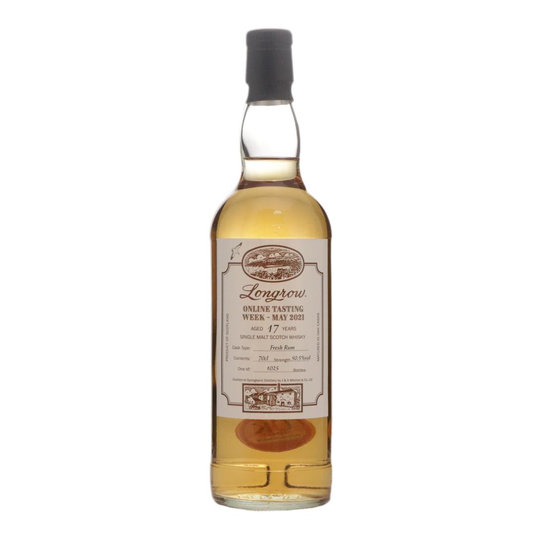 Longrow 17 Year Old Online Tasting Week – May 2021 N/Acl 50.50% Scotland Whisky