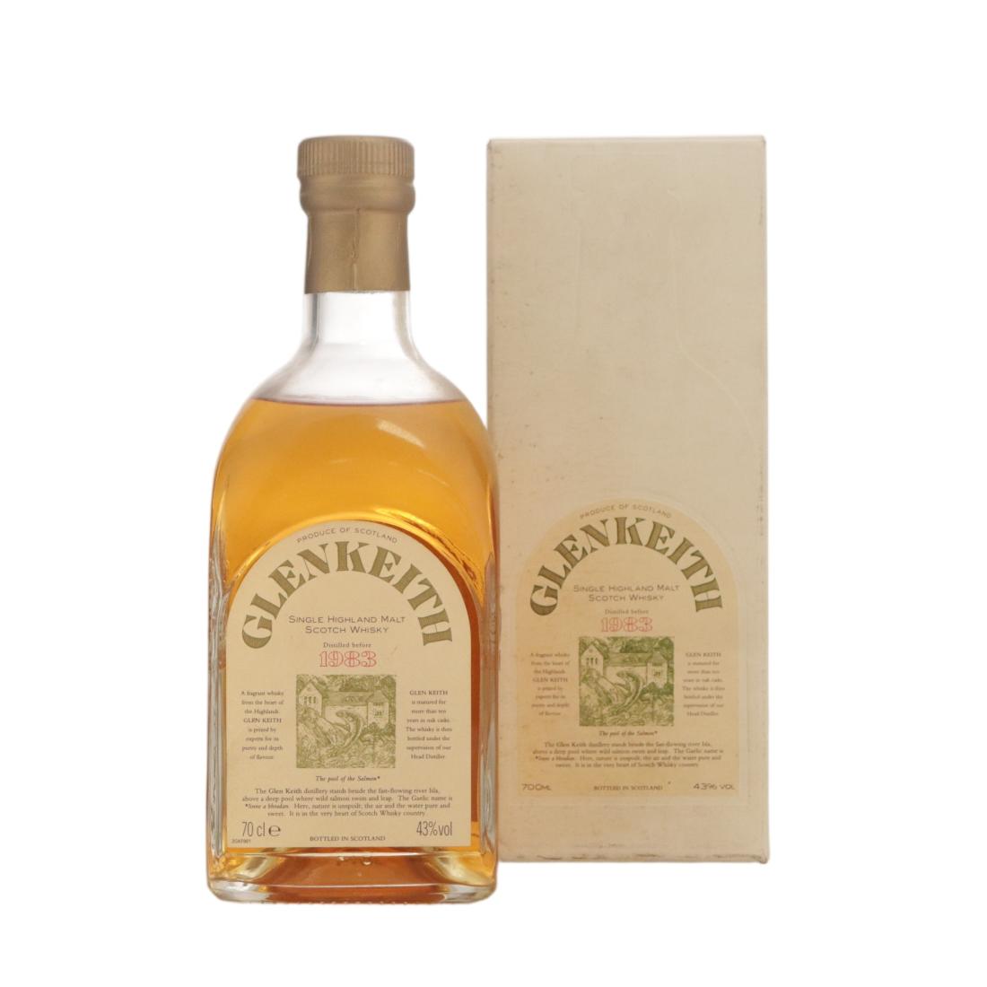 Glen Keith 1983 N/Acl 43.00% Scotland Whisky