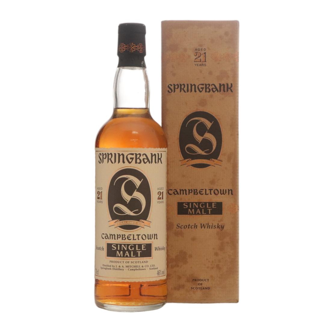 Springbank 21 Year Old N/Acl 46.00% Scotland Whisky