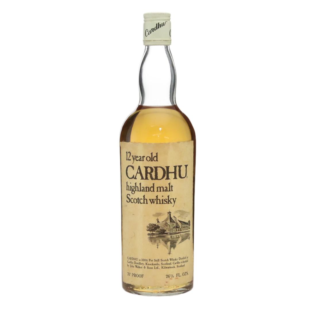 Cardhu 12 Year Old – John Walker & Sons N/Acl 70.00% Scotland Whisky 
